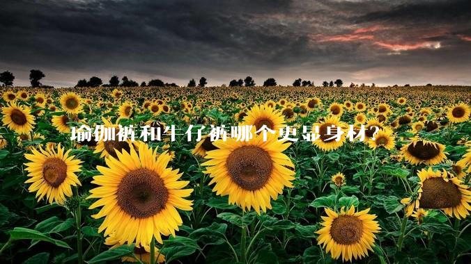 瑜伽裤和牛仔裤哪个更显身材？
